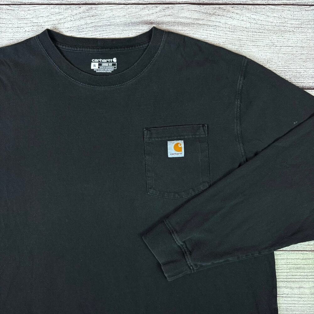 Carhartt Black Long Sleeve Pocket Shirt
